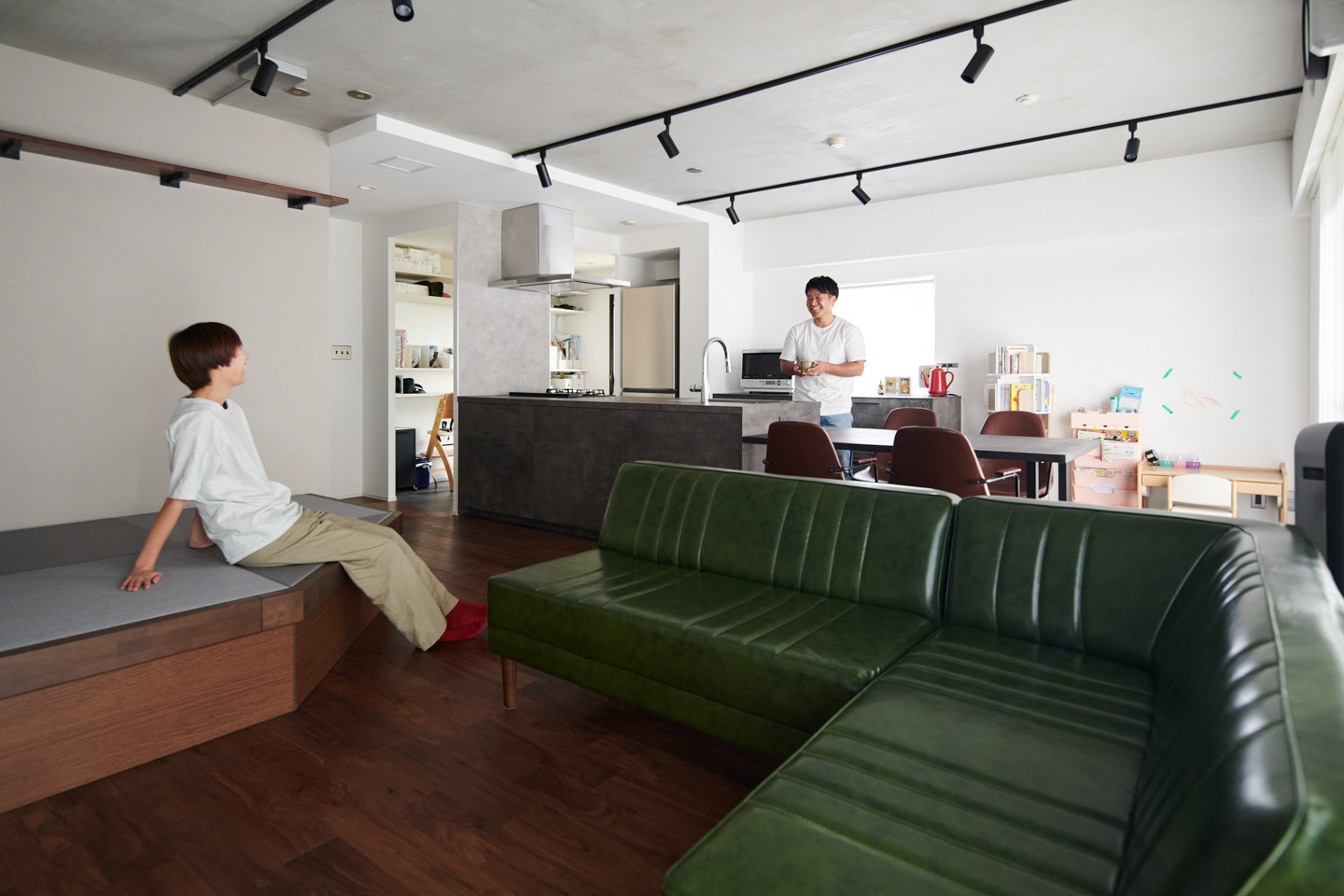 工事中に新たなアイデアが出てくるものの、やりたいことは決まっていたためベースがブレることはなかったと振り返るご夫婦。