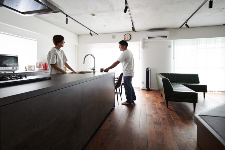 話し合いながら、ご夫婦ともに暮らしやすい空間を作っていく。